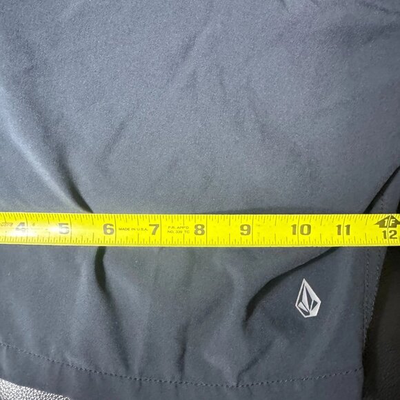 Volcom Men's Surf & Turf Hybrid Shorts Gray Flat Front 4-Way Stretch Size 36 - Picture 16 of 16